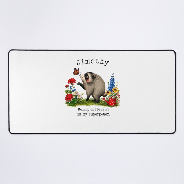 Item preview, Jimothy Opossum Being Different is My Superpower designed and sold by KristenSabol.