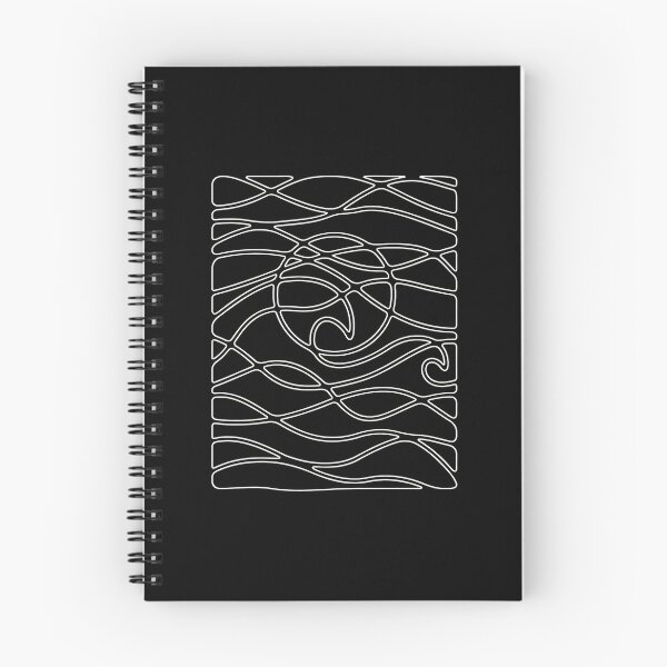 Item preview, Abstract Wave Line Art Blue White Design designed and sold by fetzrolfs.