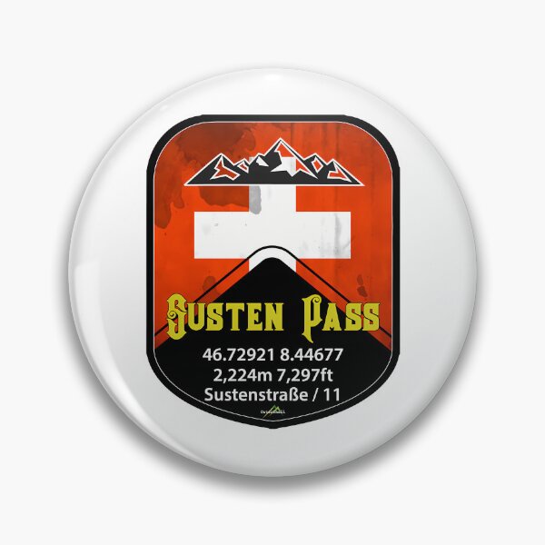 Artikelvorschau, Susten Pass Sustenppass Schweiz Suisse Schweiz Motorrad Fahrrad Aufkleber T-Shirt Aufkleber 03 entworfen und verkauft von MemesRetails.