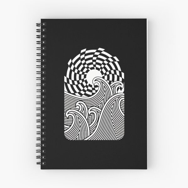 Item preview, Vibrant Abstract Waves and Sun Graphic designed and sold by andrasmar.