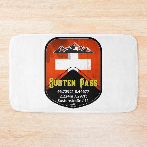 Item preview, Susten Pass Sustenppass Switzerland Suisse Schweiz Motorcycle Cycle Sticker T-Shirt Sticker 03 designed and sold by MemesRetails.