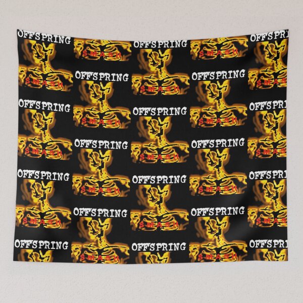 Item preview, The Offspring Smash Flaming Skeleton Album Cover designed and sold by ArdanaMilsman.