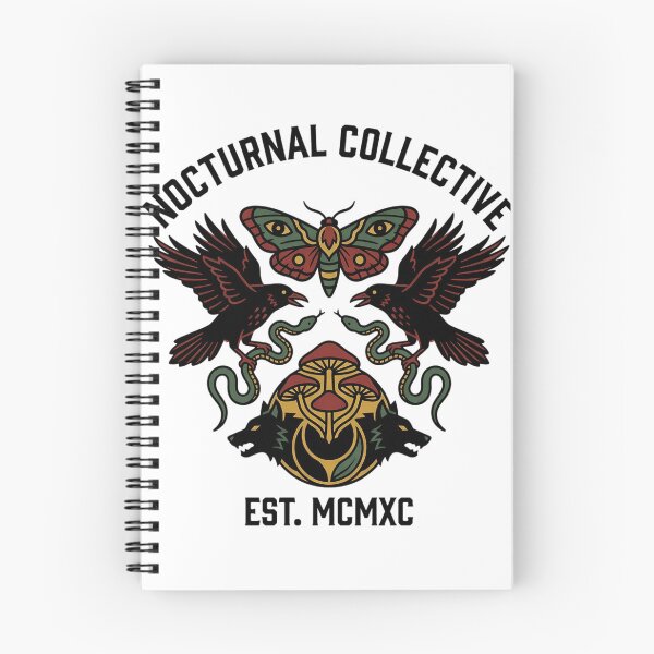 Item preview, Nocturnal Collective Occult Gothic Nature Emblem designed and sold by iwzzuel.