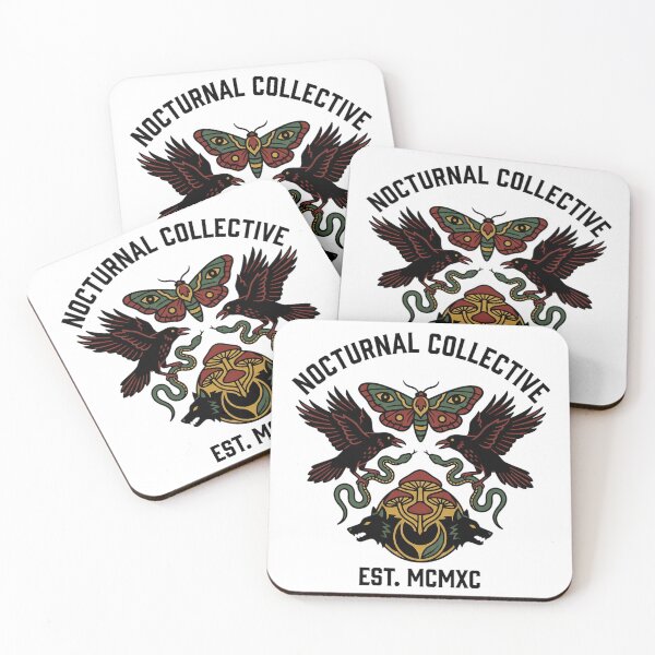 Item preview, Nocturnal Collective Occult Gothic Nature Emblem designed and sold by iwzzuel.