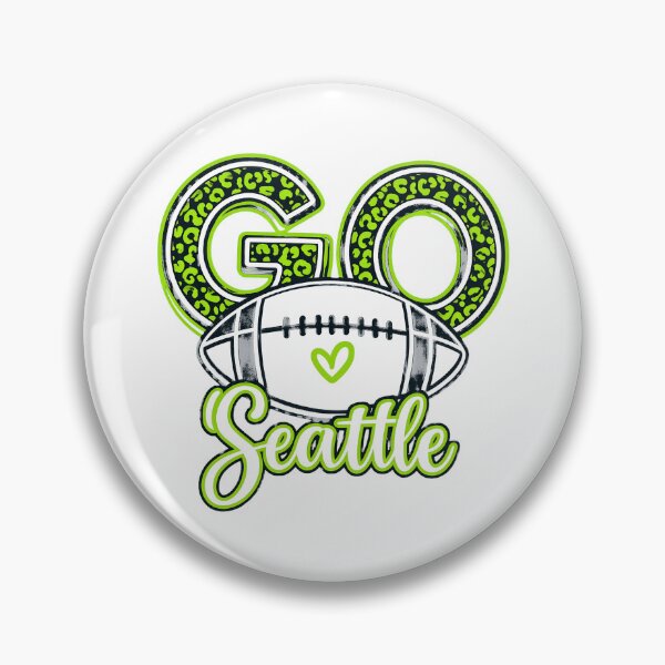 Item preview, GO Seattle Sporty Leopard Print Fan Tee designed and sold by KesarHosaka95.