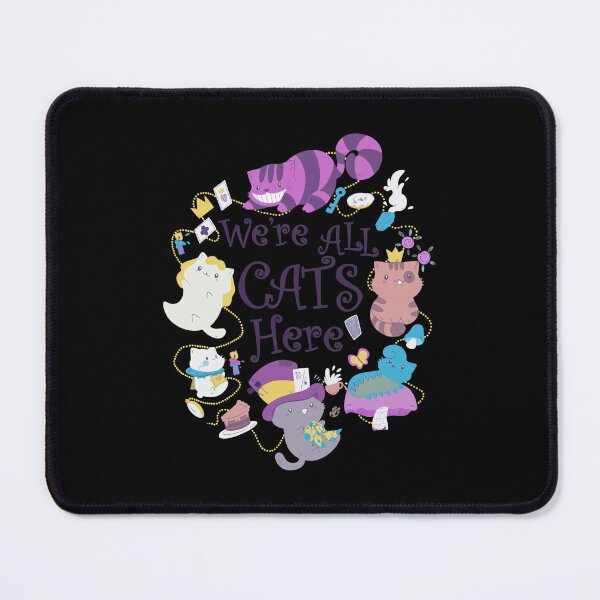 Item preview, We're All Cats Here Whimsical Feline Group Art designed and sold by TROYESCAMI.