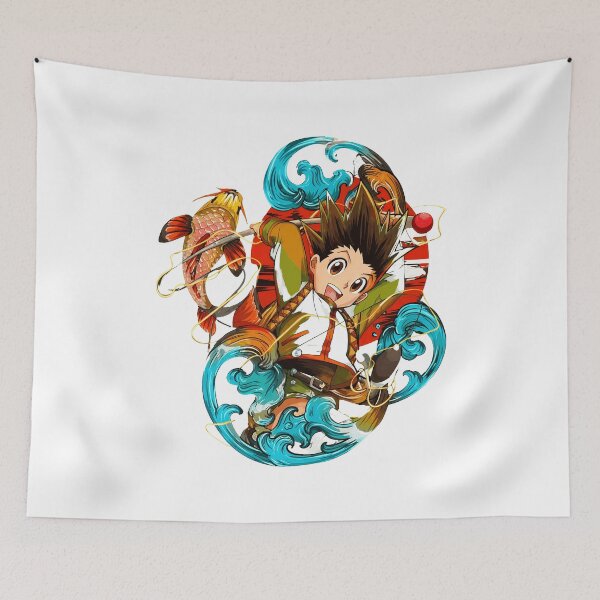 Item preview, Anime Character Wave Koi Fish Graphic Tee designed and sold by AdlynCainion19.