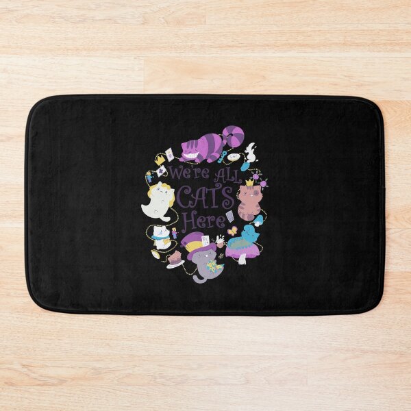 Item preview, We're All Cats Here Whimsical Feline Group Art designed and sold by TROYESCAMI.