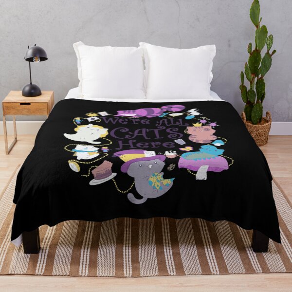 Item preview, We're All Cats Here Whimsical Feline Group Art designed and sold by TROYESCAMI.