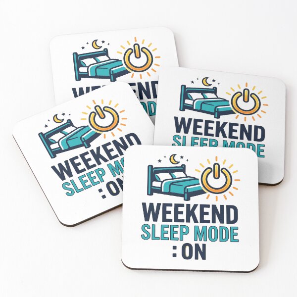 Item preview, Weekend Sleep Mode: ON T-Shirt designed and sold by rkgrafix.