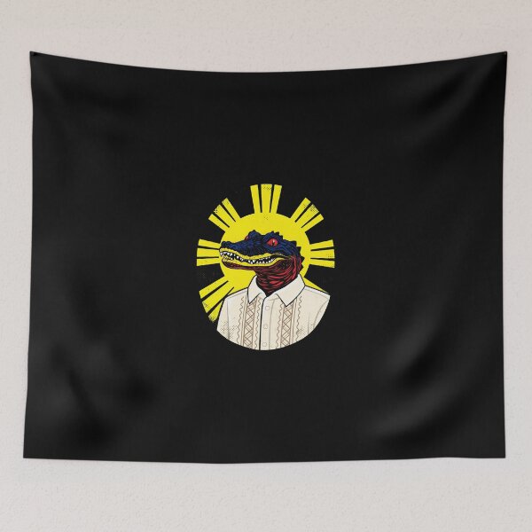 Item preview, Alligator Guayabera Sun Portrait designed and sold by bezaperina.
