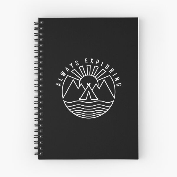Item preview, Always Exploring Mountain Tent Sun Nature Adventure Circle Design designed and sold by lasopent.
