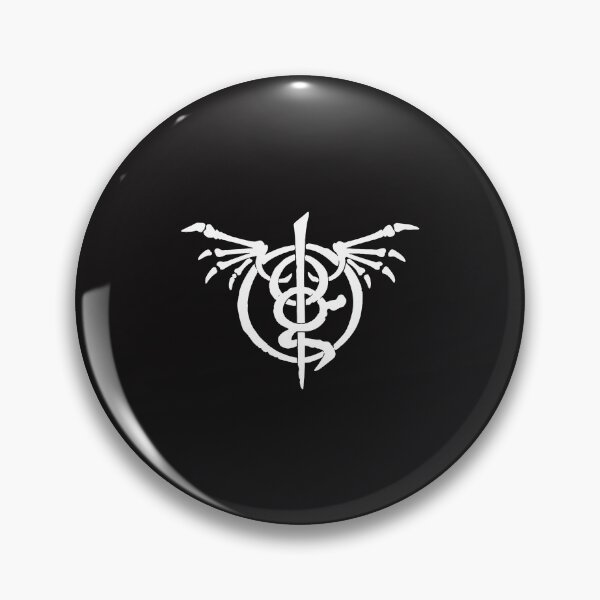 Item preview, Gothic Serpent Wings Emblem designed and sold by PhilipVanWilten.
