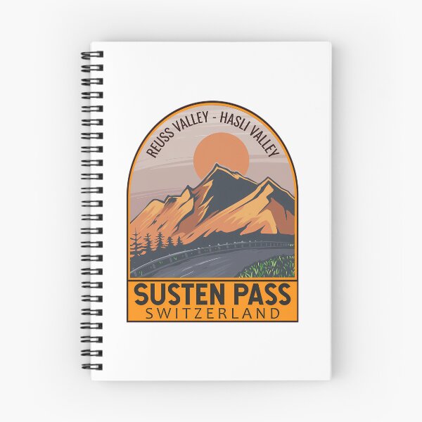 Item preview, Susten Pass Switzerland Retro Travel Emblem designed and sold by MemesRetails.