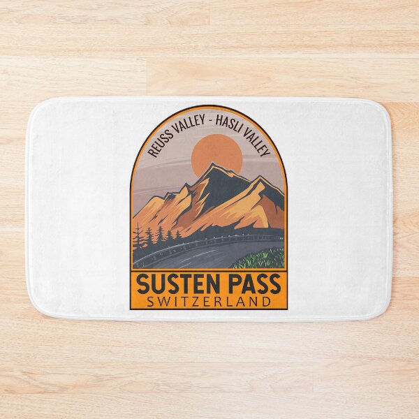 Item preview, Susten Pass Switzerland Retro Travel Emblem designed and sold by MemesRetails.