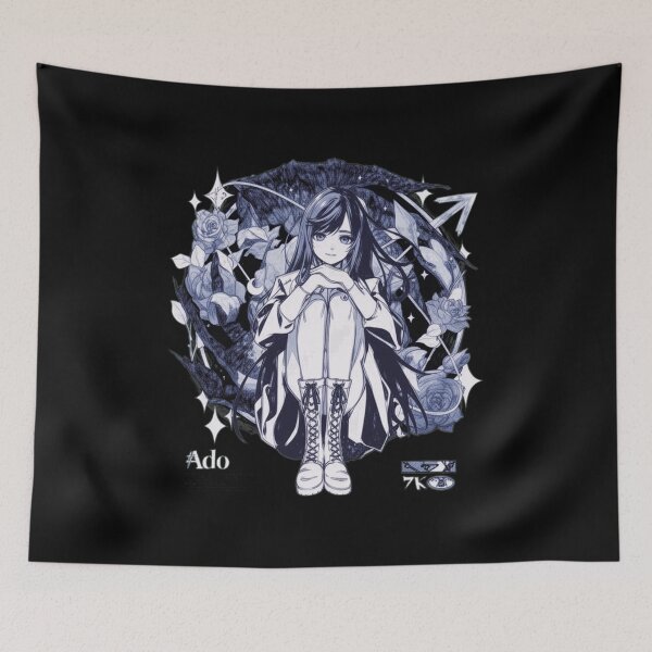 Item preview, Anime Girl Floral Dark Aesthetic designed and sold by Daryel99.