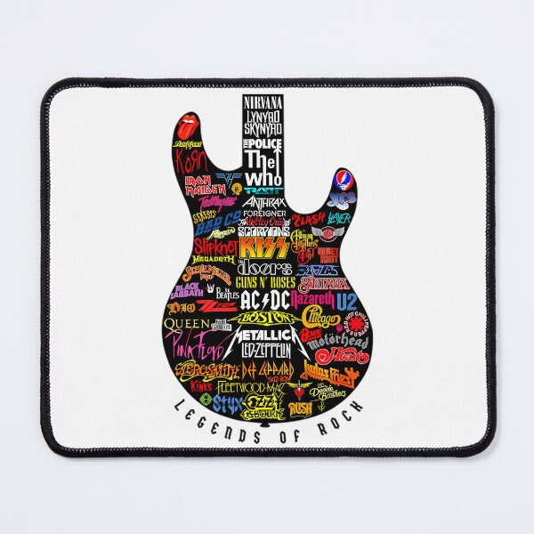Item preview, Legends Of Rock Band Logo Guitar V2 designed and sold by MichaelNoland.