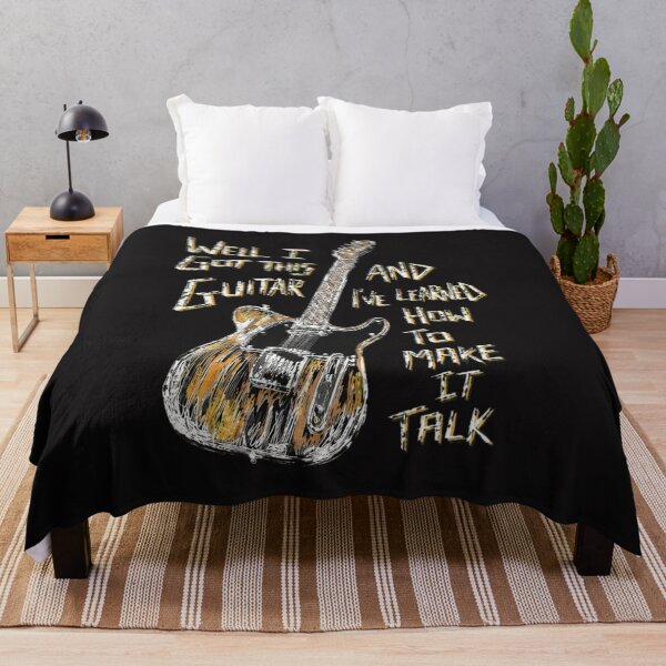 Item preview, Guitar Make It Talk Quote Sketch designed and sold by PhilipVanWilten.