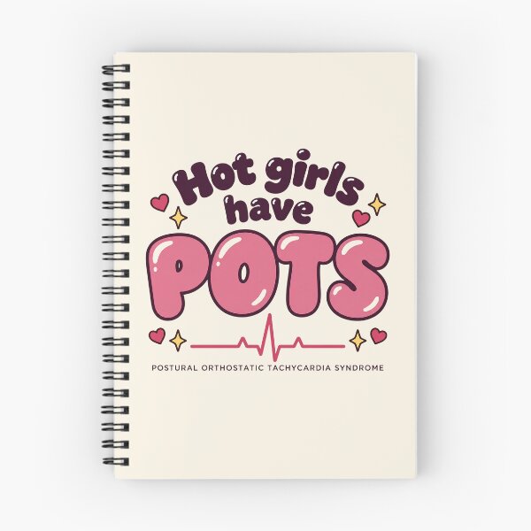 Item preview, POTS Awareness Hot Girls Have POTS Pink Retro designed and sold by thegirlyshoppe.