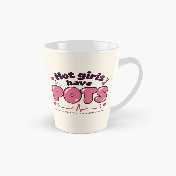 Item preview, POTS Awareness Hot Girls Have POTS Pink Retro designed and sold by thegirlyshoppe.