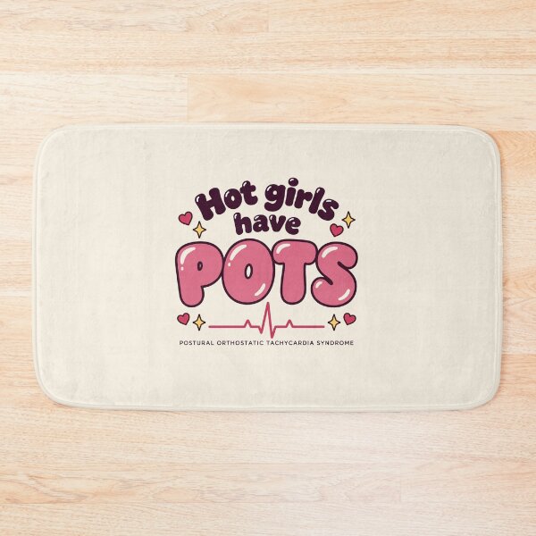 Artikelvorschau, POTS-Aufklärung: Heiße Mädchen haben POTS – Pink Retro entworfen und verkauft von thegirlyshoppe.