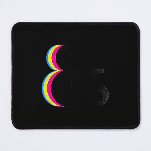 Item preview, Ampersand Love Peace CMYK Art designed and sold by helencacu.
