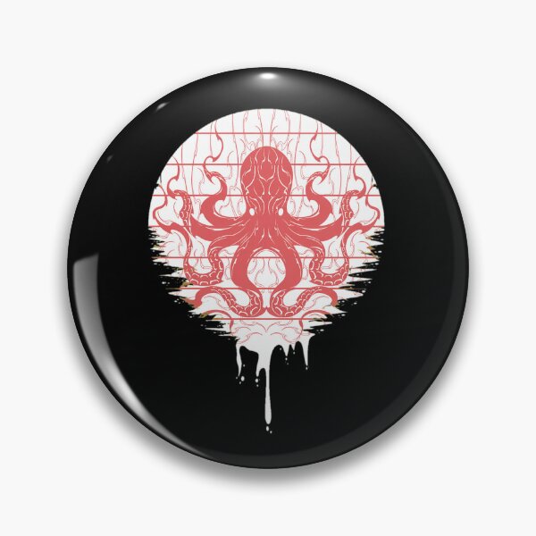 Item preview, Artistic Octopus Silhouette with Dripping Effect designed and sold by lamercarv.