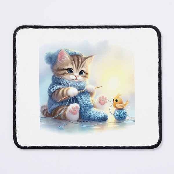 Item preview, A Purrfect Knitting Companion designed and sold by Raniya-Otte.