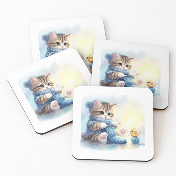 Item preview, A Purrfect Knitting Companion designed and sold by Raniya-Otte.