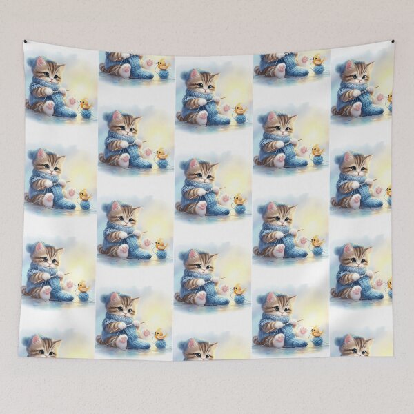 Item preview, A Purrfect Knitting Companion designed and sold by Raniya-Otte.