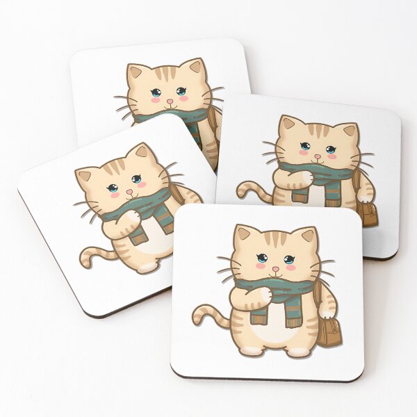 Item preview, Adorable Cat Wearing A Scarf designed and sold by Raniya-Otte.