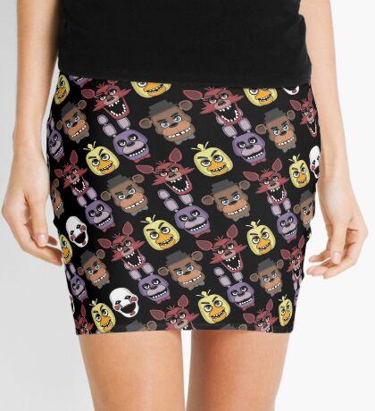 Fnaf Puppet Mini Skirts | Redbubble