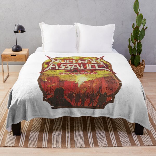 Item preview, Distressed Nuclear Assault Game Over designed and sold by TRINITYDRIGUEZ.