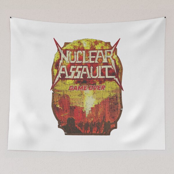Item preview, Distressed Nuclear Assault Game Over  designed and sold by TRINITYDRIGUEZ.