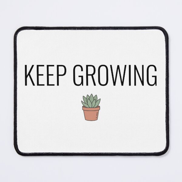 Item preview,  Keep Growing Minimalist Succulent Plant Aesthetic designed and sold by pattman.