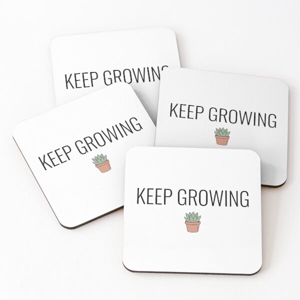 Item preview,  Keep Growing Minimalist Succulent Plant Aesthetic designed and sold by pattman.