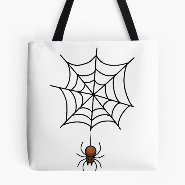 Item preview, Cute Halloween spider hanging on web vector illustration designed and sold by PowerAntShop.