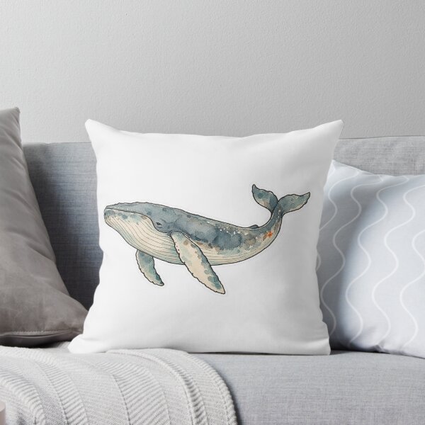 Item preview, Deep and Slow, Watercolor Humpback Whale designed and sold by Jessie's Palette.