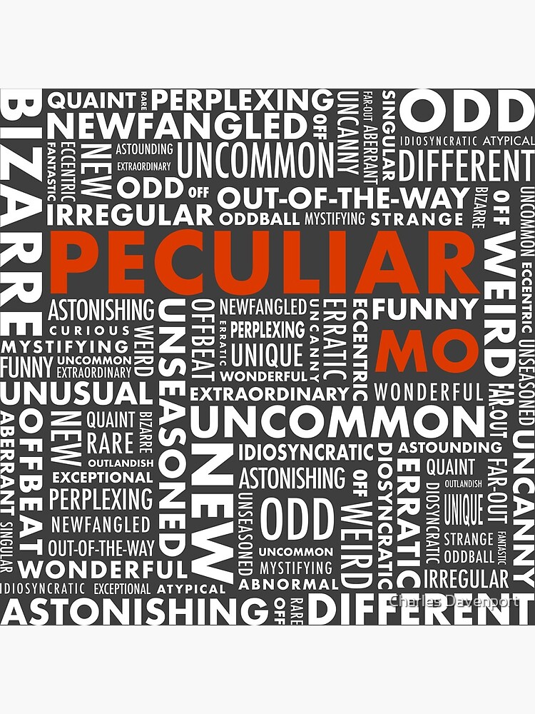 Peculiar Words by cdavenport4