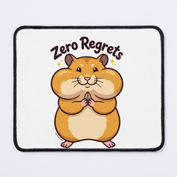 Item preview, Cute Hamster Zero Regrets Funny designed and sold by NzrProcreate.
