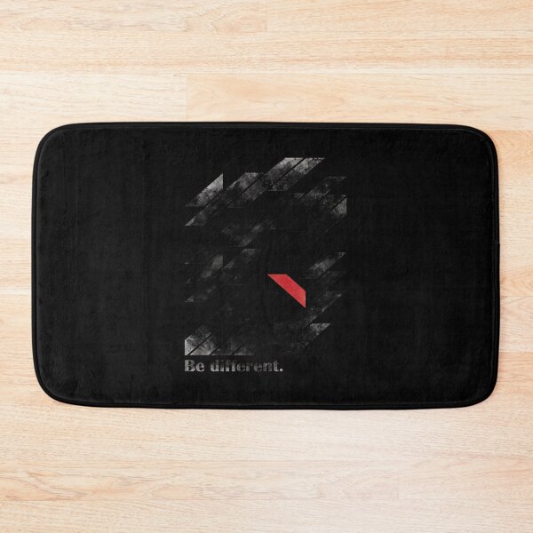 Item preview, Be Different Abstract Geometric Grunge Red Accent designed and sold by helencacu.