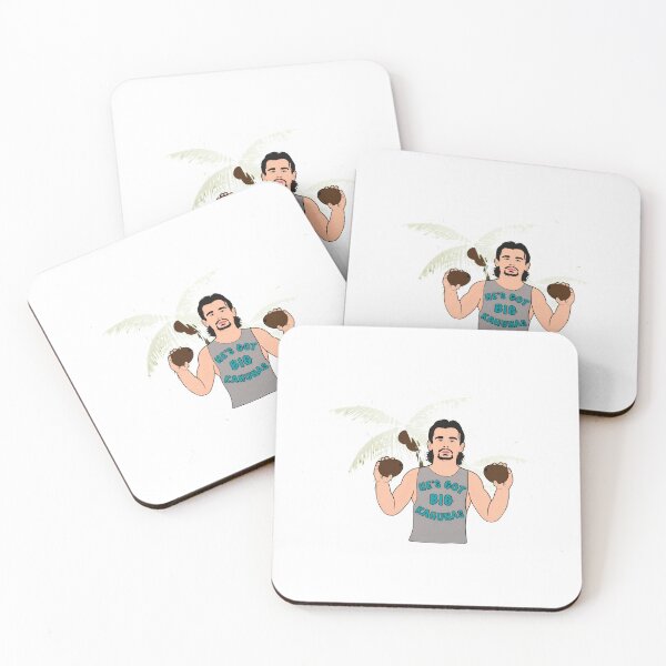 Item preview, Retro Beach Humor Man with Coconuts designed and sold by vanniBradrick.