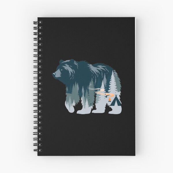 Item preview, Bear Forest Campfire Tent Nature Adventure Artwork designed and sold by wyrichbosle.