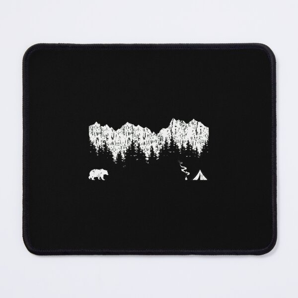 Item preview, Bear Forest Mountains Camping Tent Campfire Graphic designed and sold by sotospor.