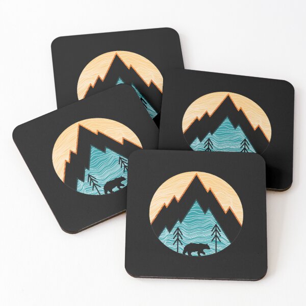 Item preview, Bear Mountain Sun Forest Nature Adventure Graphic designed and sold by bezaperina.