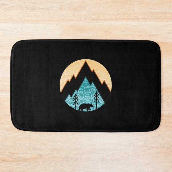 Item preview, Bear Mountain Sun Forest Nature Adventure Graphic designed and sold by bezaperina.