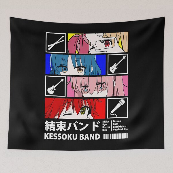 Item preview,  Bocchi The Rock - Kessoku Band designed and sold by MichaelNoland.