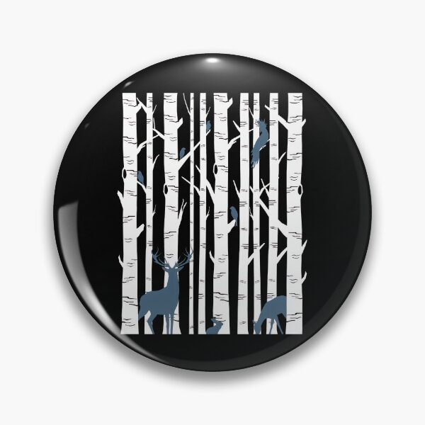 Item preview, Birch Forest Wildlife Silhouette designed and sold by lasopent.