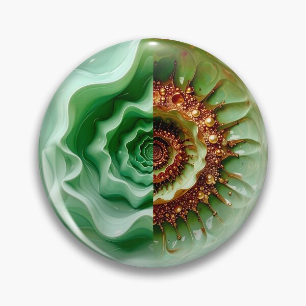 Item preview, Duality of Celadon Porcelain and Copper Filigree designed and sold by Vicky Brago-Mitchell®.