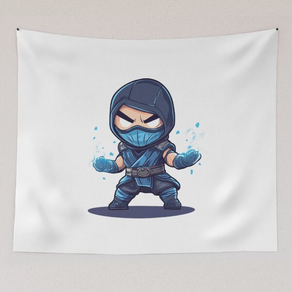 Item preview, Chibi Sub-Zero | Mortal Kombat | Gaming Fan Art designed and sold by DTCShop-313.